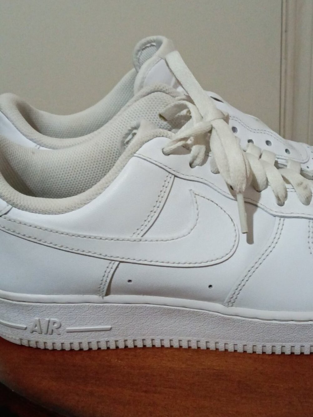 Nike Air Force 1 '07 Low Mens Size 10 White Athletic Shoes Sneakers CW2288-111 - Picture 4 of 14